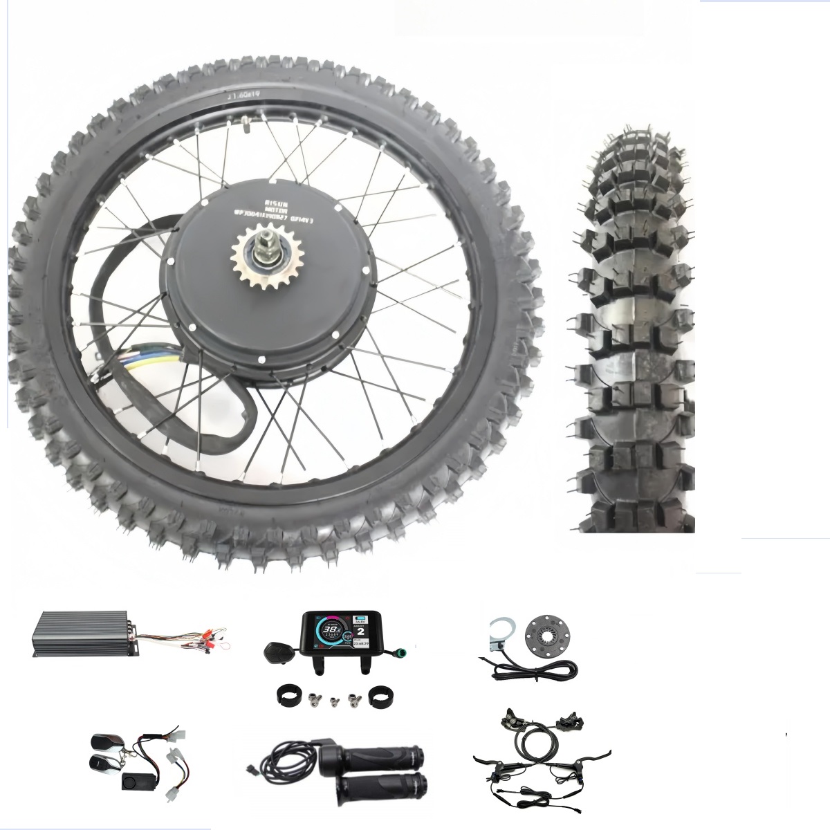 72V 5000W Hub Motor Kit - Ebike 48 فولت-72 فولت 3000-8000 واط