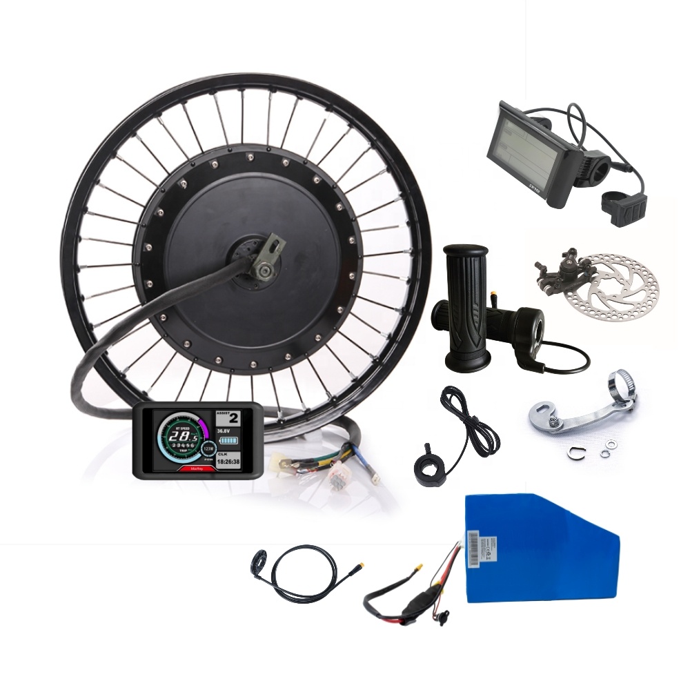 72V 5000W Hub Motor Kit - عزم دوران كبير دراجة كهربائية دراجة