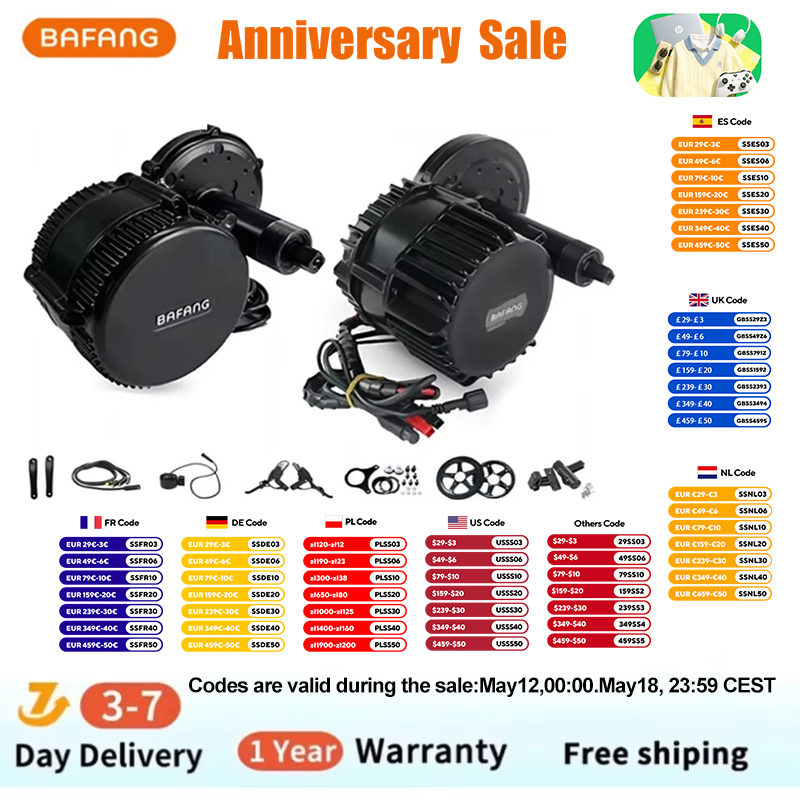 Bafang Bbshd 1000W Conversion Kit - بافانغ BBSHD 1000 واط 48 فولت