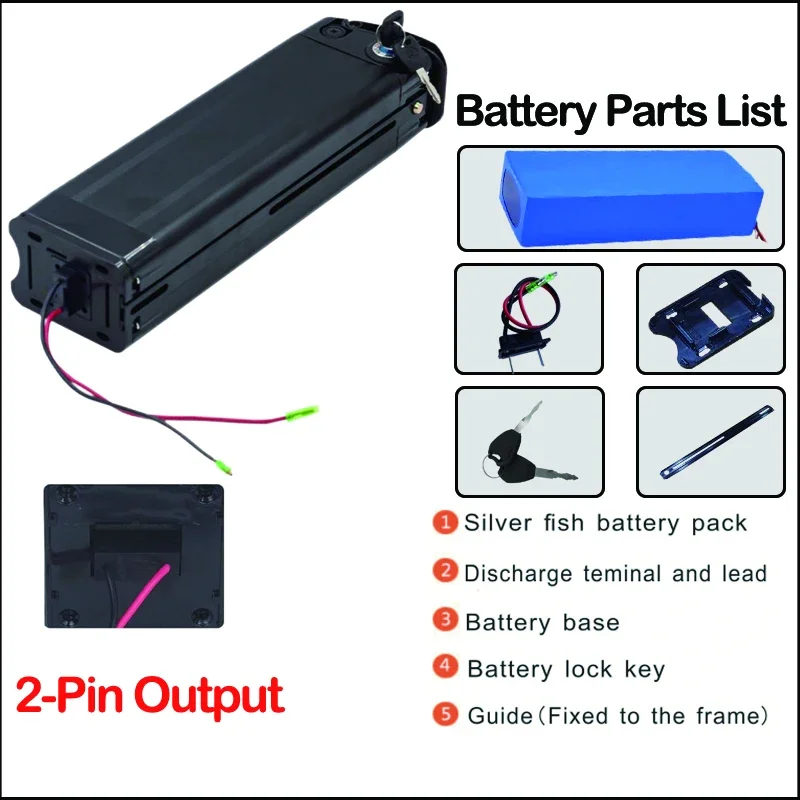 36v48v52v 60 فولت 72 فولت Bafa - مراجعة Electric Bicycle Battery 72V 30Ah وسعره