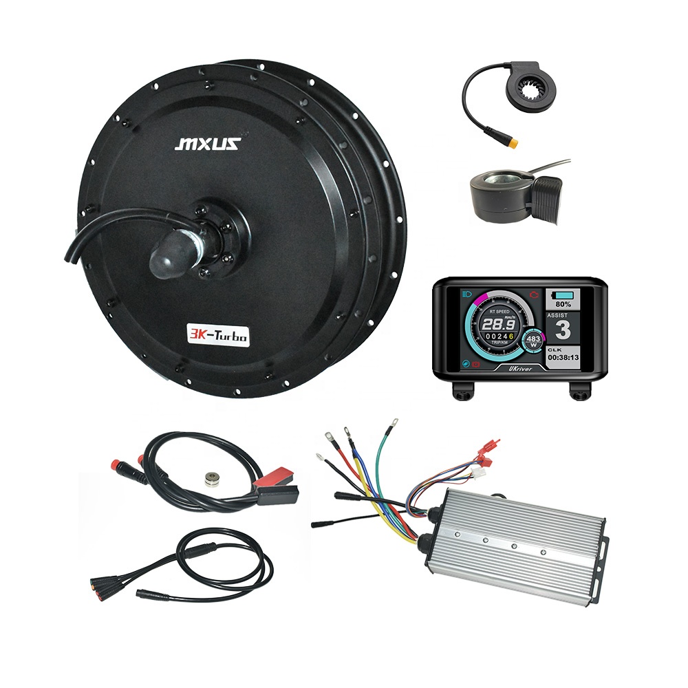 MXUS دراجة كهربائية 135 مللي م - مراجعة Ebike Conversion Kit 72V 3000W وسعره