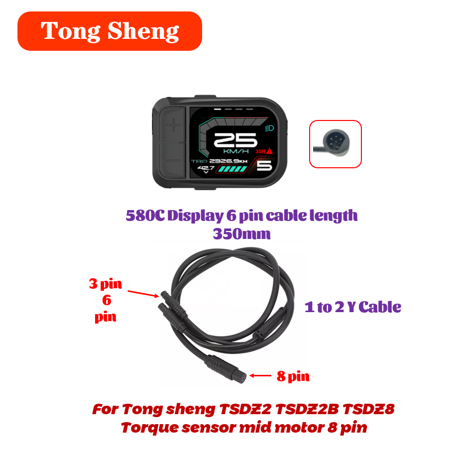 Tongsheng TSDZ2 TSDZ2B خنق 1 إ - مراجعة Tongsheng Tsdz2B Mid Drive Motor وسعره