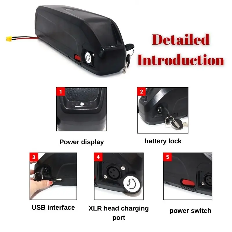 بطارية هايلونج 36 فولت 48 فولت - مراجعة Ebike Battery 48V 20Ah Hailong وسعره