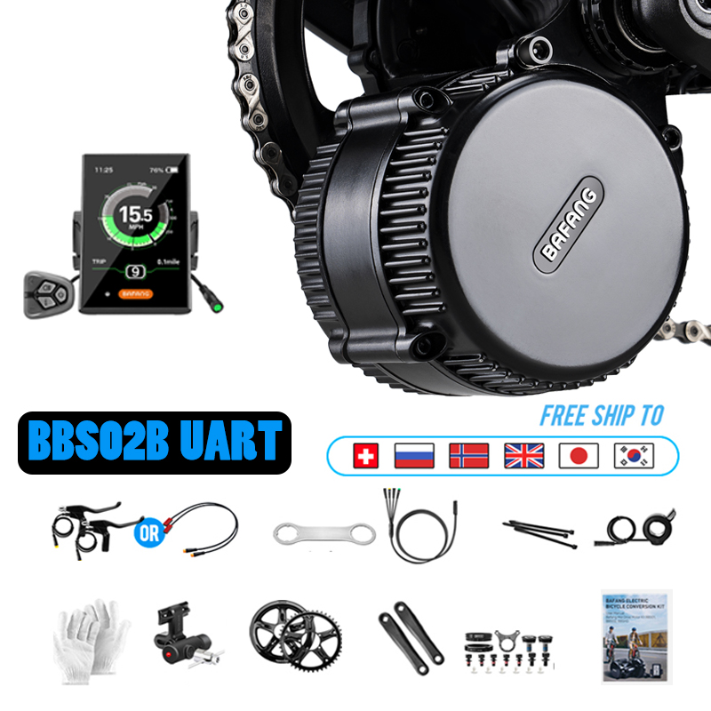 محرك دراجة كهربائية بافانج ، م - مراجعة Bafang Bbs02B 48V 750W Mid Drive Kit وسعره
