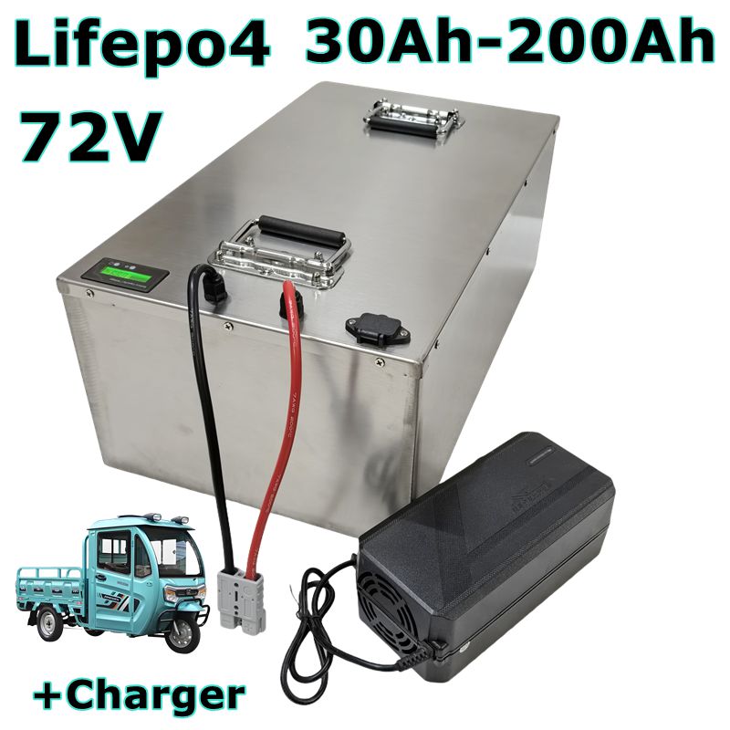 ليثيوم 72 فولت 100AH 120AH 150 - مراجعة Electric Bicycle Battery 72V 30Ah وسعره